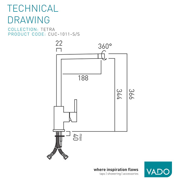 Technical drawing QS-V88035 / CUC-1011-S/S