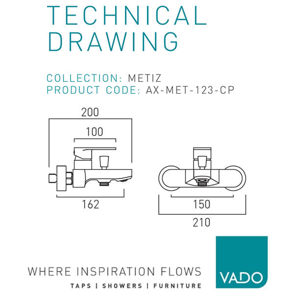 Technical drawing QS-V114644 / AX-MET-123-CP