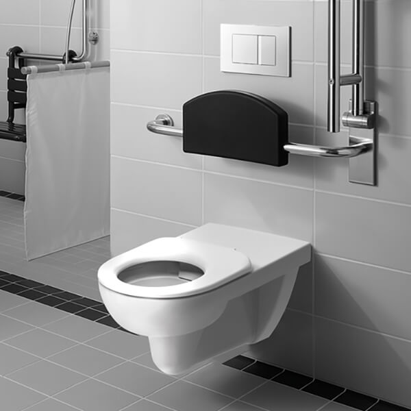 Geberit Selnova Comfort Wall Hung Large Projection Barrier-Free Washdown WC Pan - 355 x 700mm