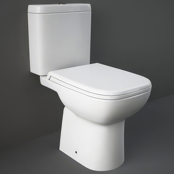 RAK Origin 360 x 620mm Full Access Close Coupled WC Pan With Cistern And Soft-Close Seat