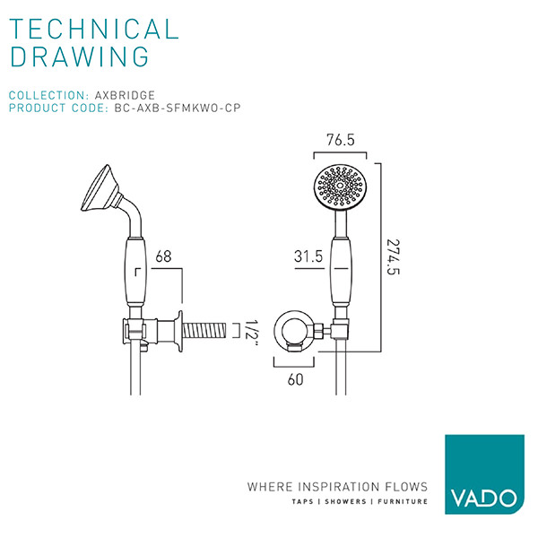 Technical drawing QS-V105802 / BC-AXB-SFMKWO-CP
