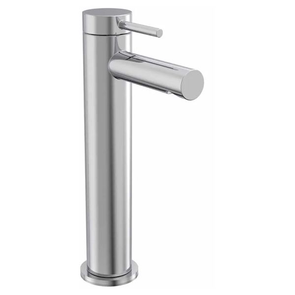 Tavistock Anthem Tall Basin Mixer Tap with Clicker Waste - Stick Handle - Deck Mounted