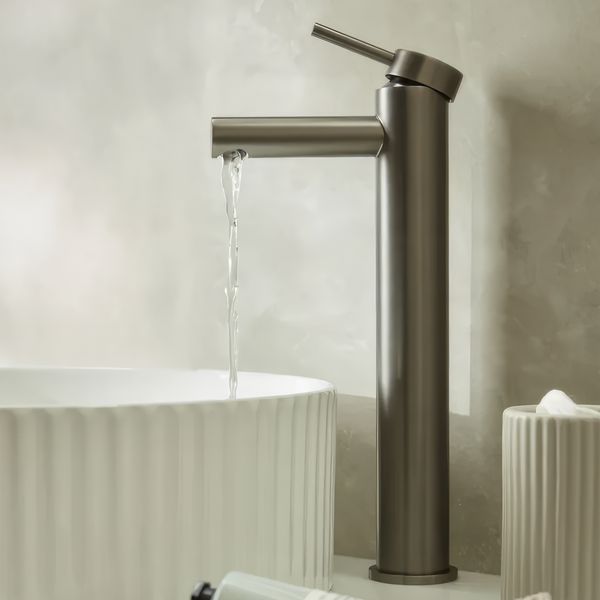 Alternate image of Tavistock Anthem Tall Basin Mixer Tap with Clicker Waste - Stick Handle - Deck Mounted