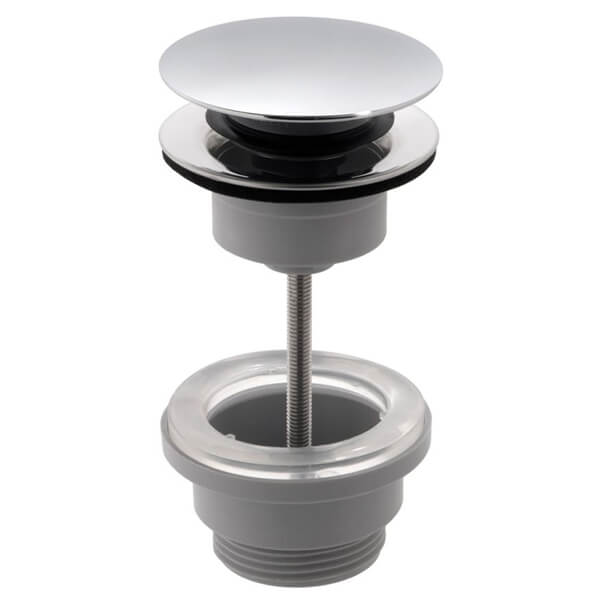 Vado Chrome Universal Click Clack Waste - Convertable