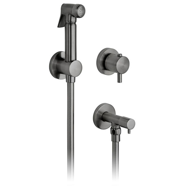 Vado Individual Shattaf Kit with Concealed Thermostatic Mixing Valve and Angle Valve