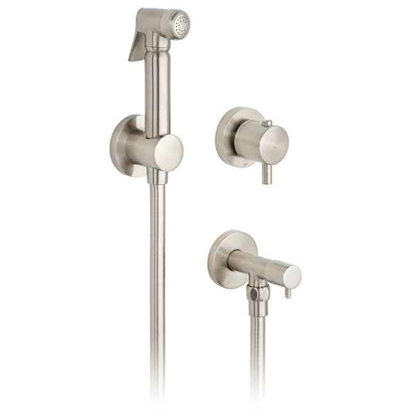 Additional image of Vado Individual Shattaf Kit with Concealed Thermostatic Mixing Valve and Angle Valve