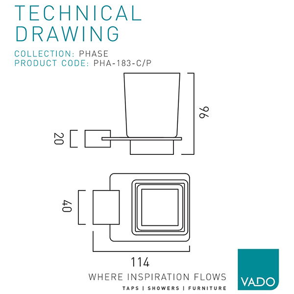 Technical drawing QS-V112828 / PHA-183-C/P