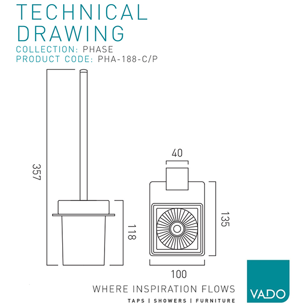Technical drawing QS-V112830 / PHA-188-C/P