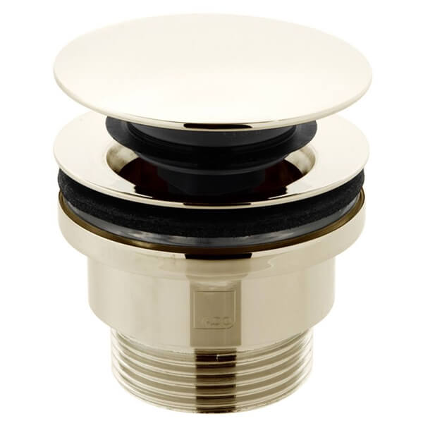 Vado Axbridge Bright Nickel Universal Click Clack Waste - Slotted or Unslotted