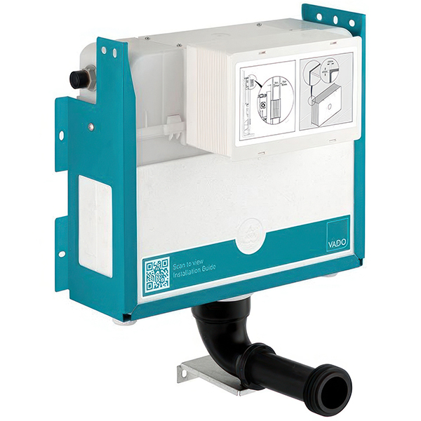 Vado Dual Flush Short Concealed Cistern For Back-To-Wall Toilet - 458 x 607mm