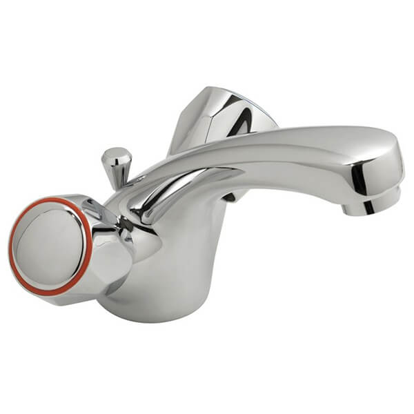 Vado Astra Chrome Mono Basin Mixer Tap with Pop-Up Waste - Knob or Lever Handles