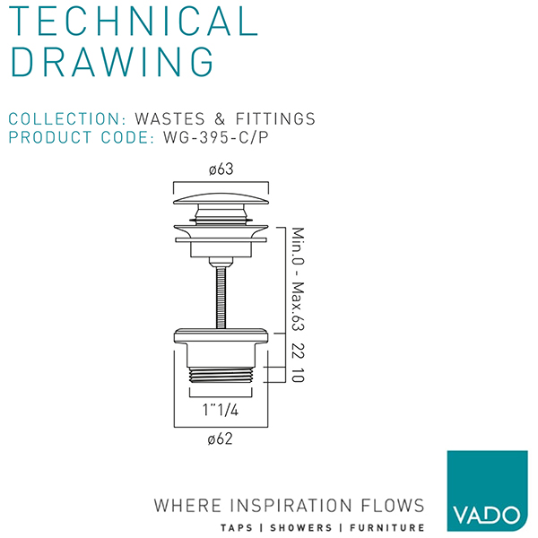 Technical drawing QS-V58790 / WG-395-C/P