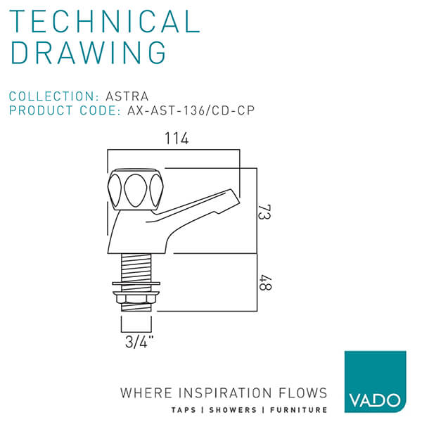 Technical drawing QS-V114653 / AX-AST-136/CD-CP