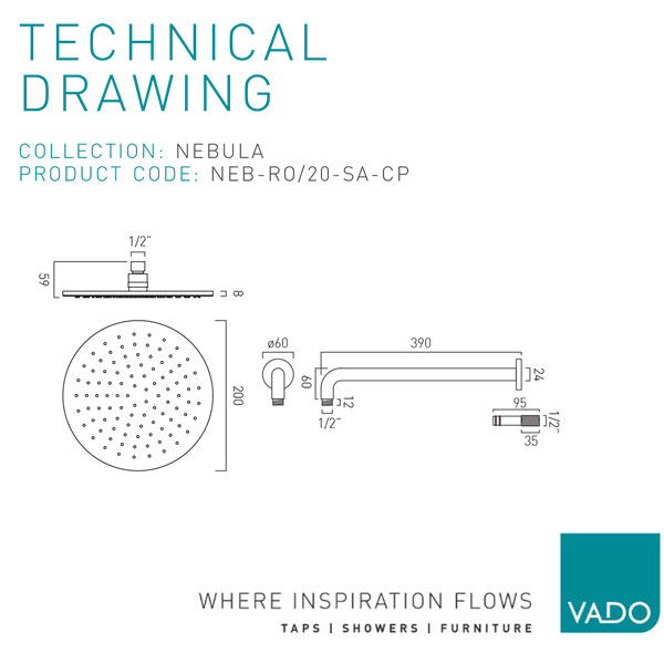 Technical drawing QS-V114037 / NEB-RO/20-CP
