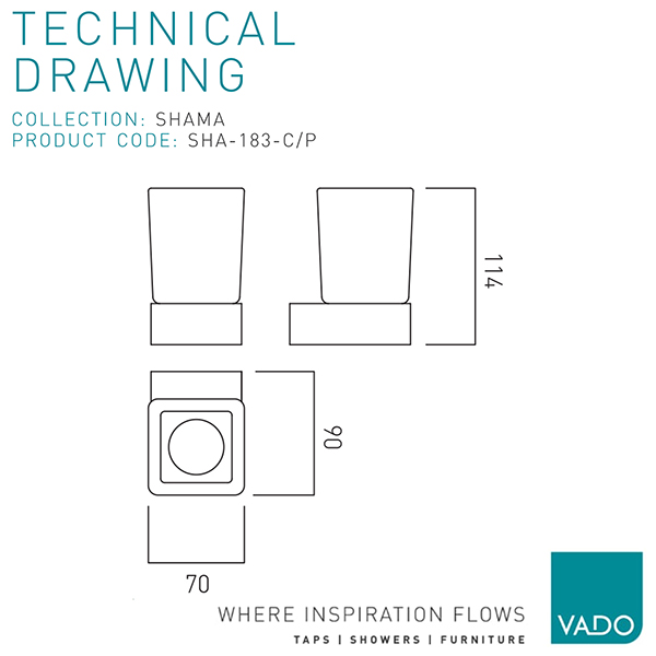 Technical drawing QS-V112839 / SHA-183-C/P