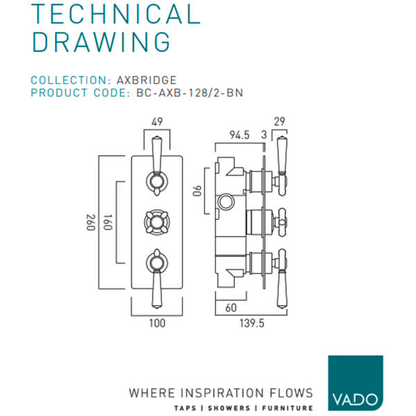 Technical drawing QS-V113540 / BC-AXB-128/2-CP