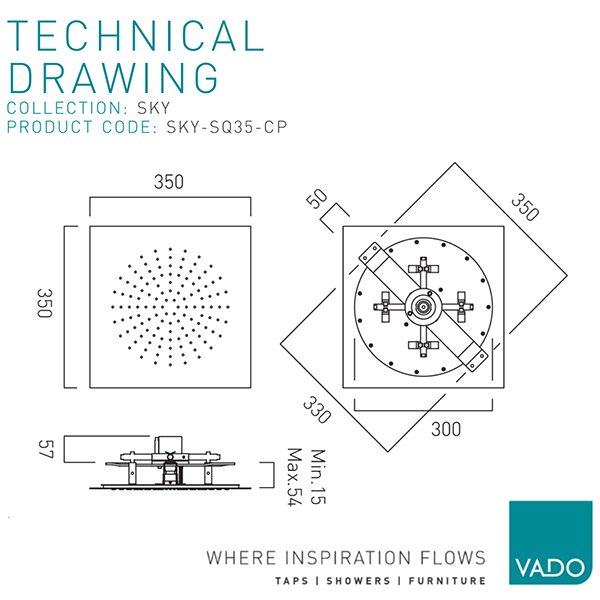 Technical drawing QS-V112843 / SKY-RO38-CP
