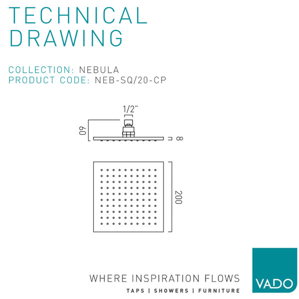 Technical drawing QS-V114038 / NEB-SQ/20-CP