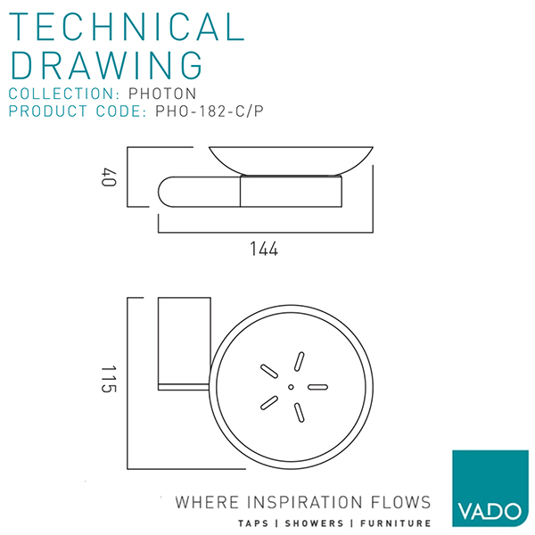 Technical drawing QS-V112833 / PHO-182-C/P
