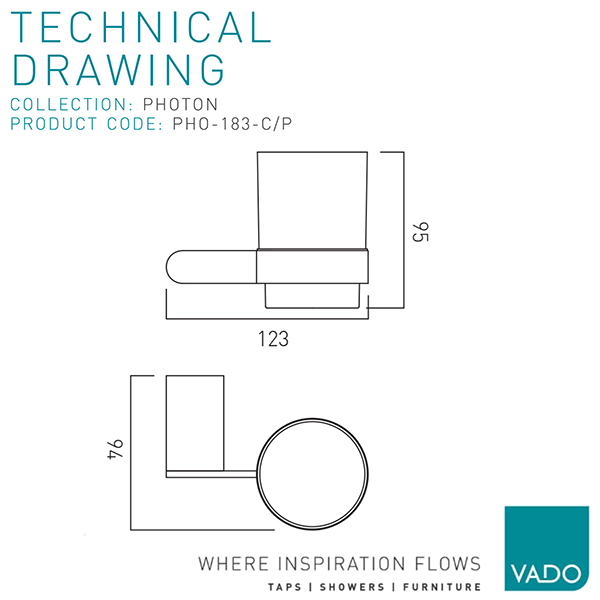 Technical drawing QS-V112834 / PHO-183-C/P