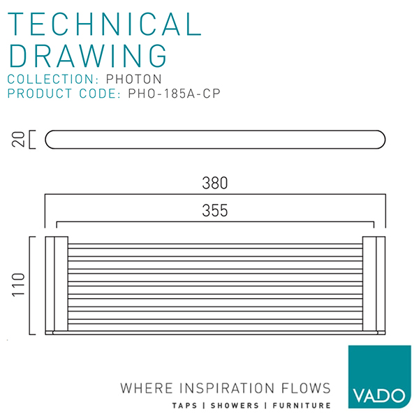 Technical drawing QS-V112835 / PHO-185A-CP