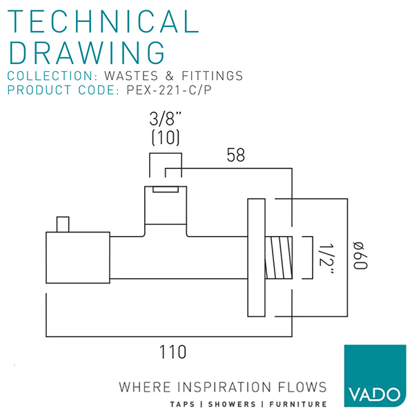 Technical drawing QS-V115062 / PEX-221-C/P