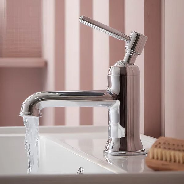 Additional image of Tavistock Marston Traditional Monobloc Chrome Basin Mixer Tap - Stick Handle - Deck Mounted
