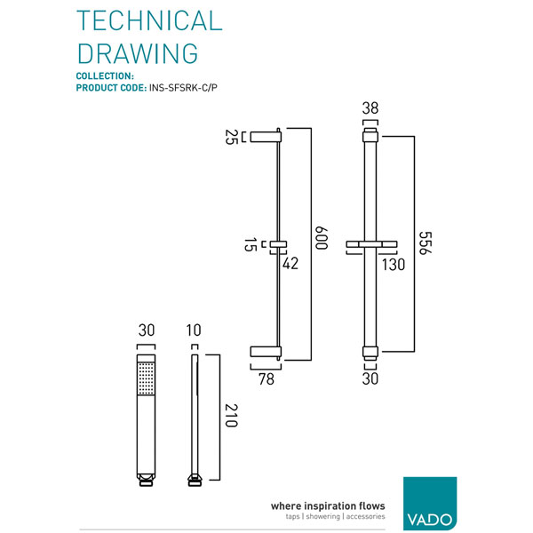 Technical drawing QS-V114039 / INS-SFSRK-C/P