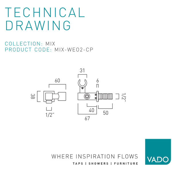 Technical drawing QS-V114040 / MIX-WEO2-CP