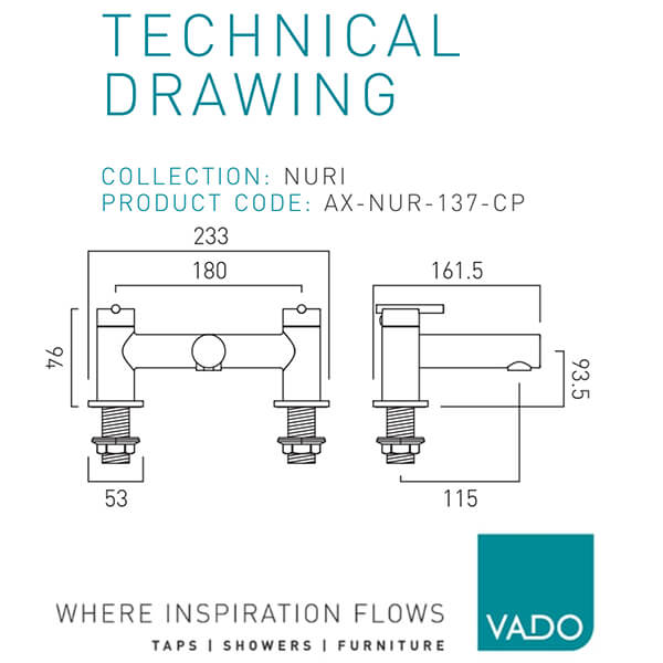Technical drawing QS-V114664 / AX-NUR-137-CP