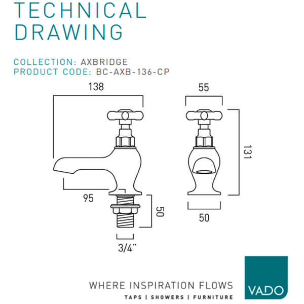Technical drawing QS-V113543 / BC-AXB-136-CP