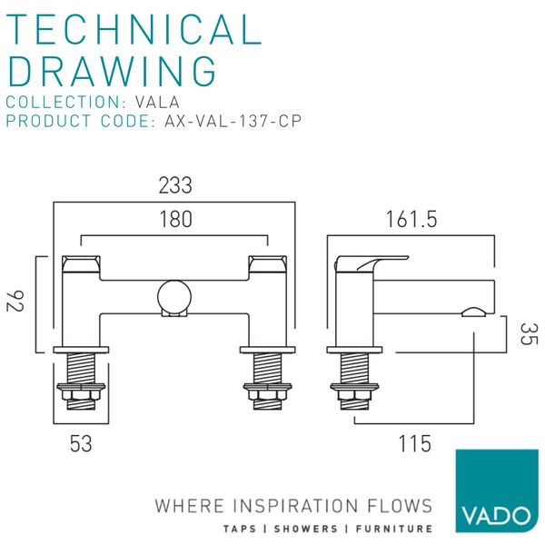 Technical drawing QS-V112851 / AX-VAL-137-CP