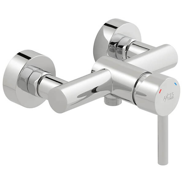 Vado Nuri Exposed Manual Chrome Shower Valve - 1 Control - 1 Outlet