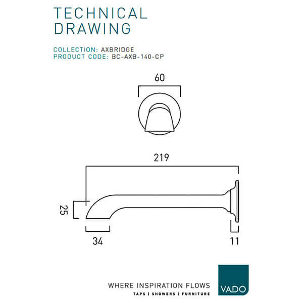 Technical drawing QS-V113551 / BC-AXB-140-CP