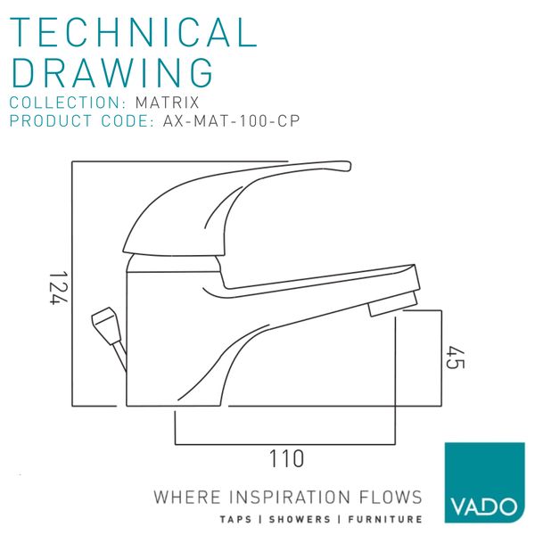 Technical drawing QS-V112856 / AX-MAT-100/SB-CP