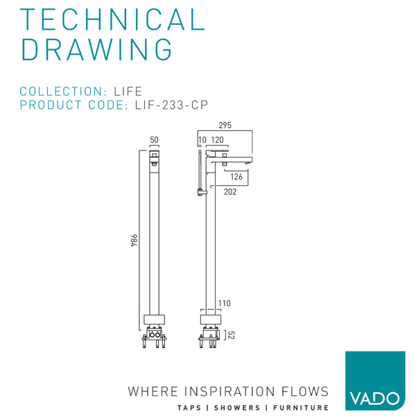 Technical drawing QS-V114046 / LIF-233-CP