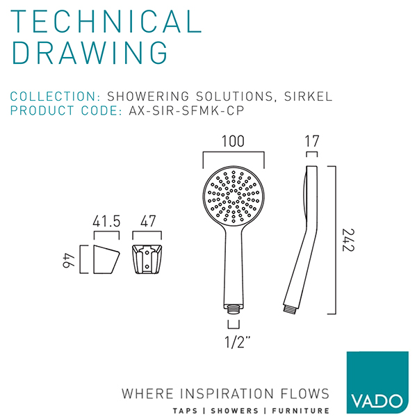 Technical drawing QS-V110353 / AX-SIR-SFMK-CP