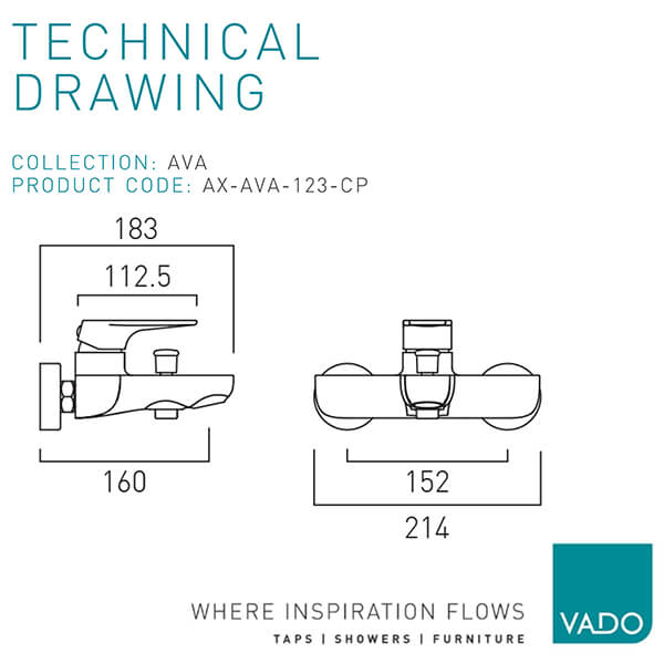 Technical drawing QS-V114671 / AX-AVA-123-CP