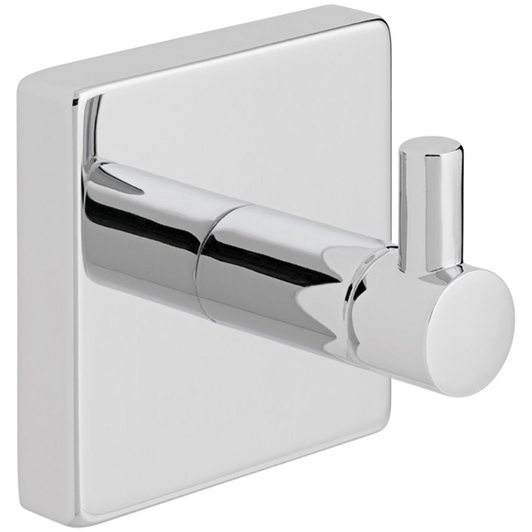 Vado Axces Bokx Square Chrome Robe Hook