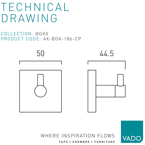 Technical drawing QS-V110355 / AX-BOK-186-CP