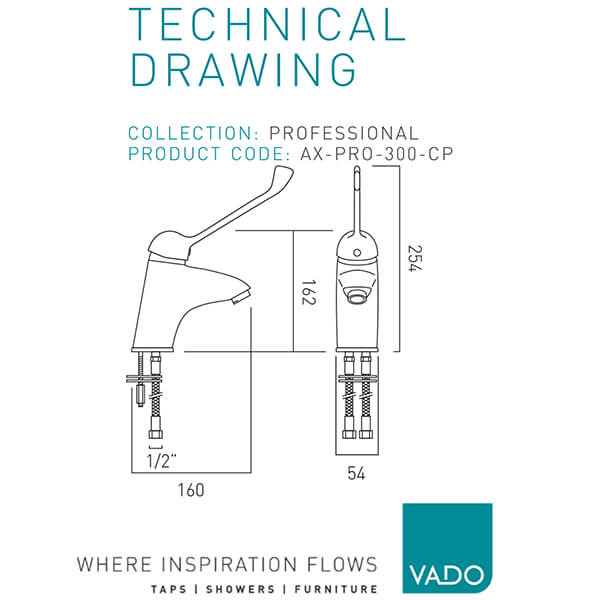 Technical drawing QS-V114669 / AX-PRO-300-CP