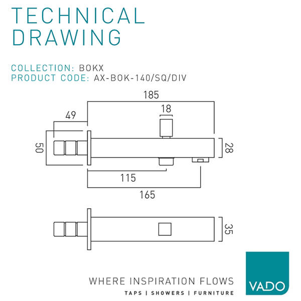 Technical drawing QS-V114673 / AX-BOK-140/SQ