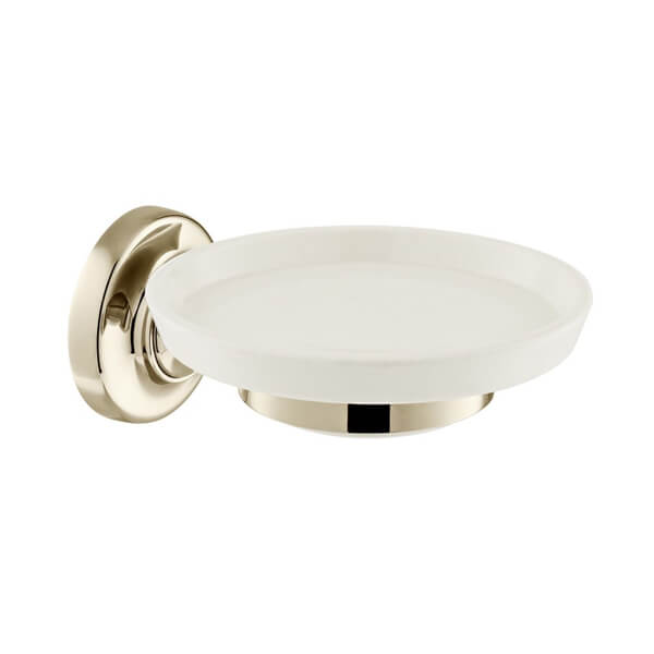 Additional image of Vado Axbridge Traditional Ceramic Soap Dish and Holder