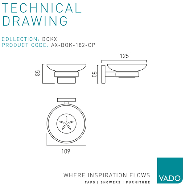 Technical drawing QS-V110358 / AX-BOK-182-CP