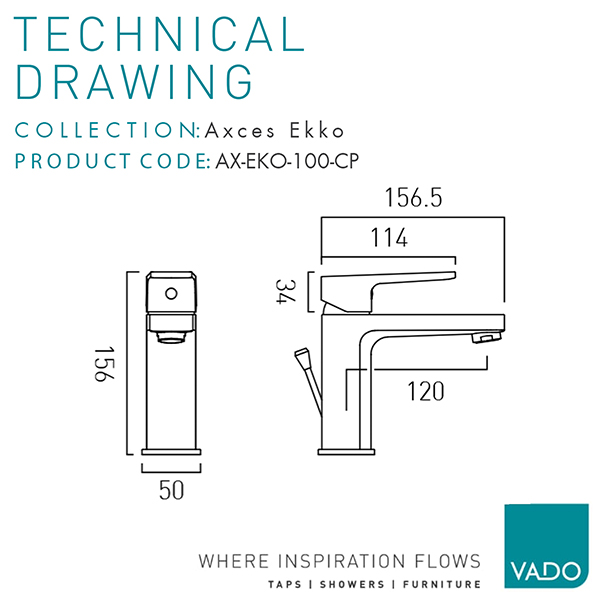 Technical drawing QS-V113151 / AX-EKO-100M/CC-CP