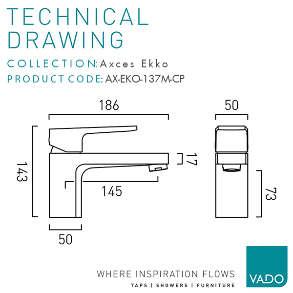Technical drawing QS-V113195 / AX-EKO-137M-CP