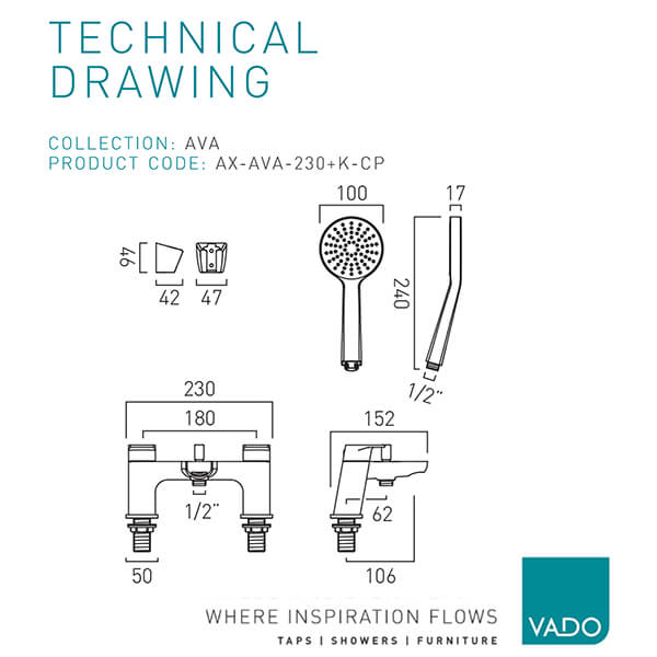 Technical drawing QS-V114672 / AX-AVA-237-CP