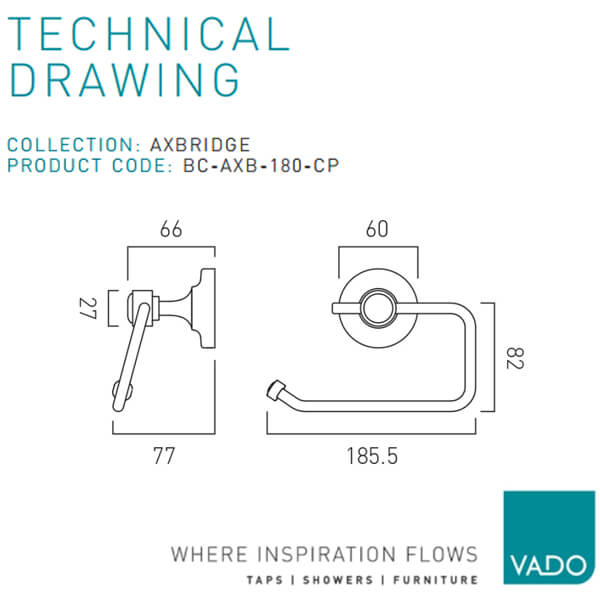 Technical drawing QS-V113547 / BC-AXB-180-CP