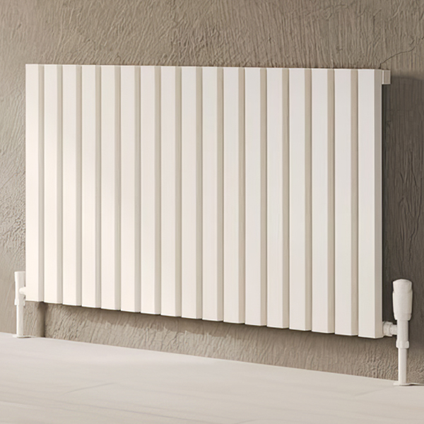 Kartell K-Rad Hamilton Horizontal Flat Bar Radiator 575mm High - Aluminium