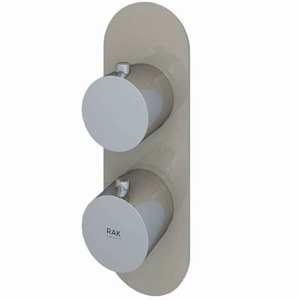 Alternate image of RAK Feeling Concealed Contemporary Thermostatic Shower Valve - 1 or 2 Outlet Option